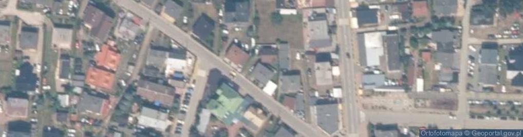 Zdjęcie satelitarne Pokoje Gościnne Kasia