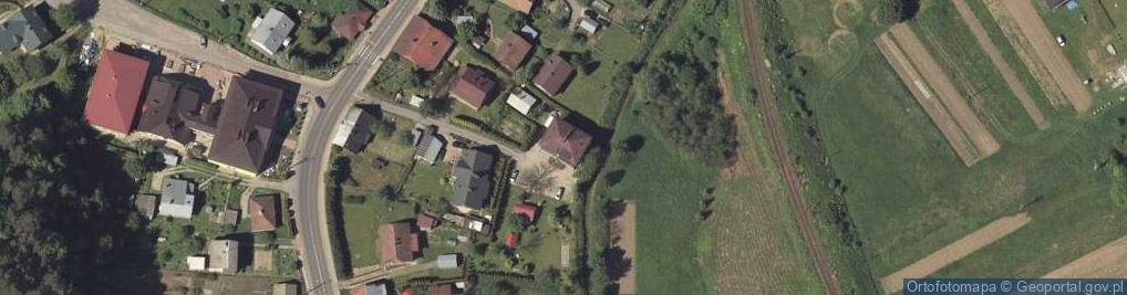 Zdjęcie satelitarne Pokoje gościnne Nad Strumieniem