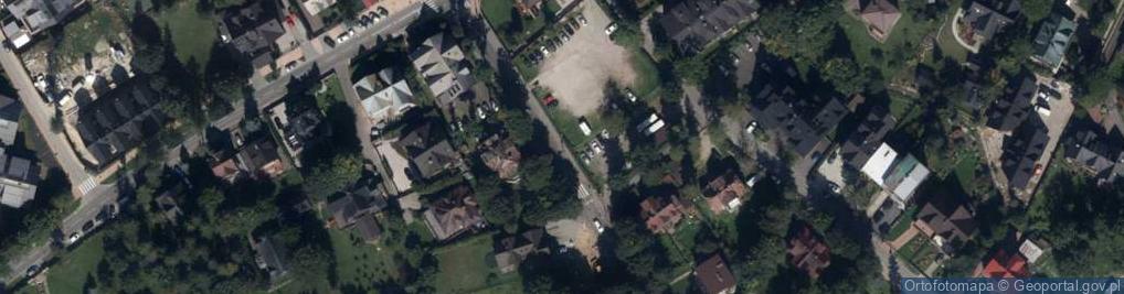 Zdjęcie satelitarne Pokoje gościnne Orawa