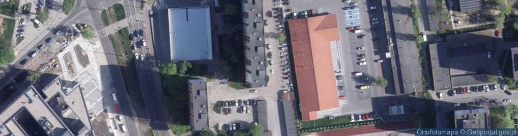 Zdjęcie satelitarne Pokoje gościnne OSiR i Hotelik Bażyńskich