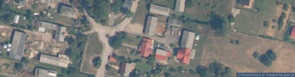 Zdjęcie satelitarne Pokoje gościnne POD LIPAMI