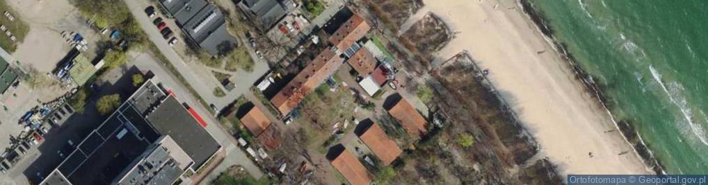 Zdjęcie satelitarne Pokoje gościnne Sopocki Klub Żeglarski
