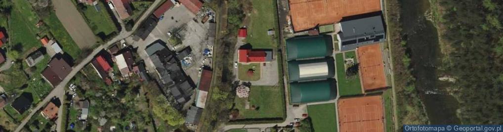 Zdjęcie satelitarne Pokoje Gościnne Tenis-Park Żywiec