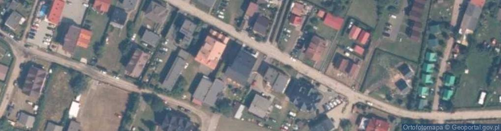 Zdjęcie satelitarne Pokoje Gościnne U Asi