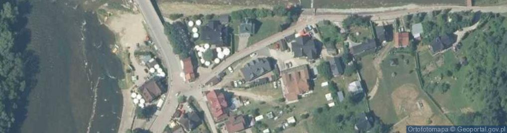 Zdjęcie satelitarne Pokoje Gościnne U Danuty Kwatery Noclegi