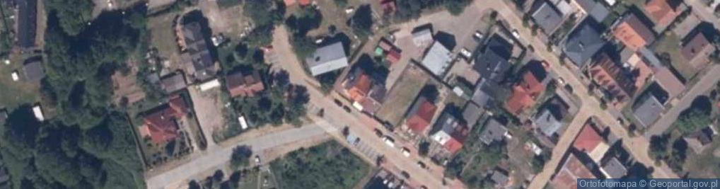 Zdjęcie satelitarne Pokoje Gościnne U Huberta