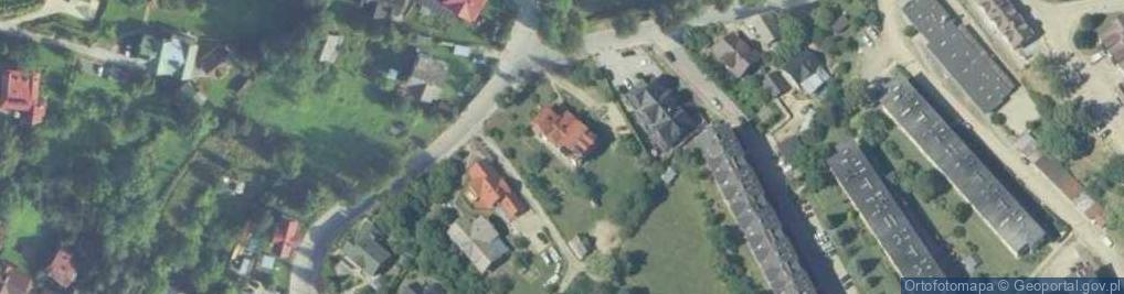 Zdjęcie satelitarne Pokoje Gościnne Włóczykij