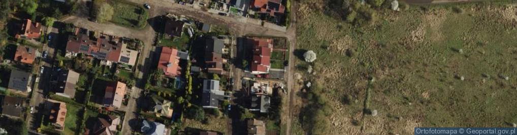 Zdjęcie satelitarne Pokoje pracownicze Willa Topazowa Noclegi pracownicze Pensjonat