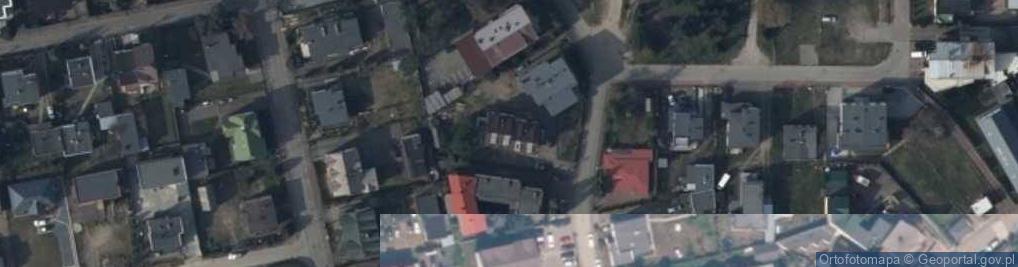 Zdjęcie satelitarne Pokoje U Ady