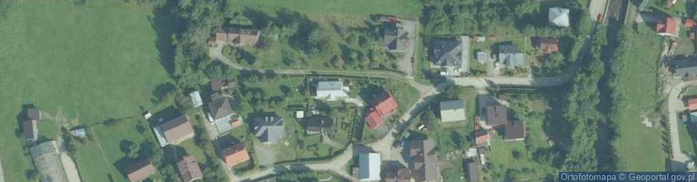 Zdjęcie satelitarne Pokoje U Halinki