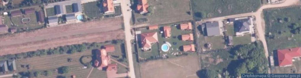 Zdjęcie satelitarne Polne Domki