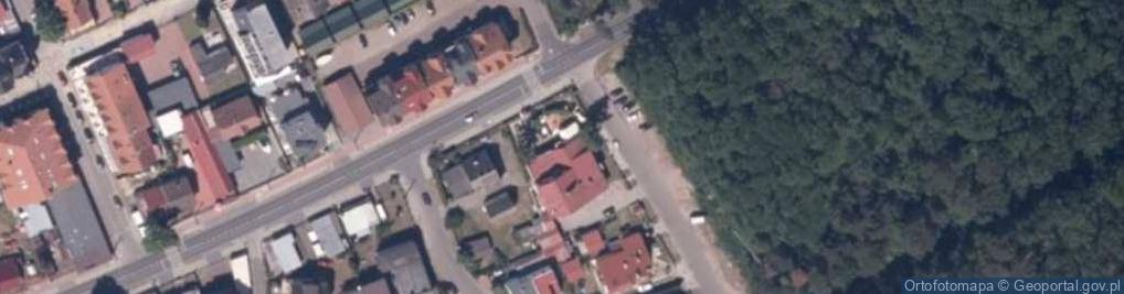 Zdjęcie satelitarne SŁONECZNY - dom gościnny