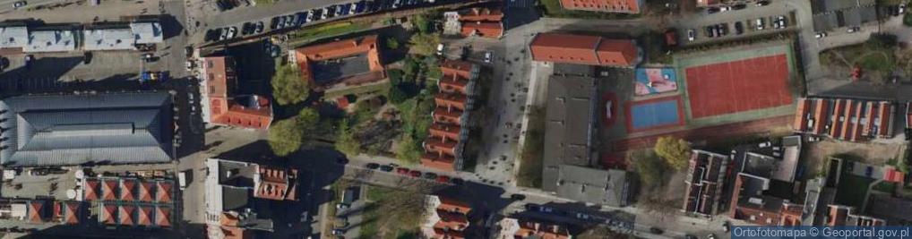 Zdjęcie satelitarne Starówka Grobla