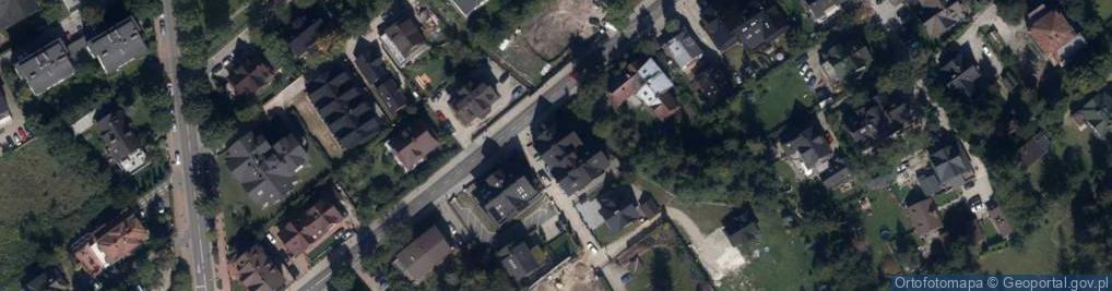 Zdjęcie satelitarne Studio z widokiem na Giewont