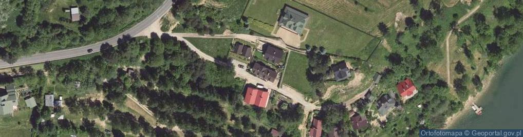 Zdjęcie satelitarne U Wandy. Noclegi Dom Całoroczny