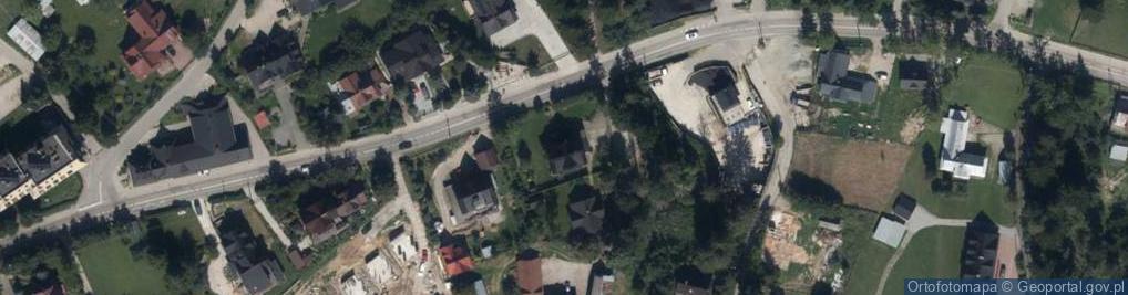 Zdjęcie satelitarne Willa Pod Lasem