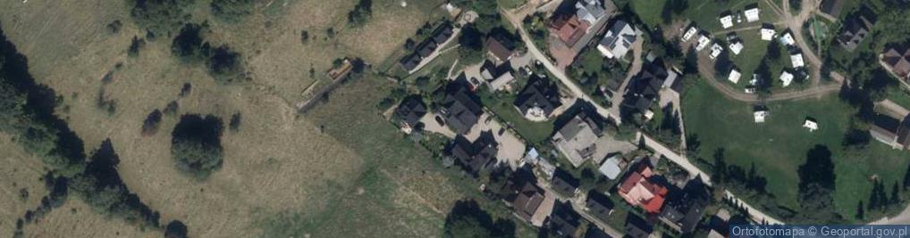 Zdjęcie satelitarne Willa pod Zielonym Wierchem