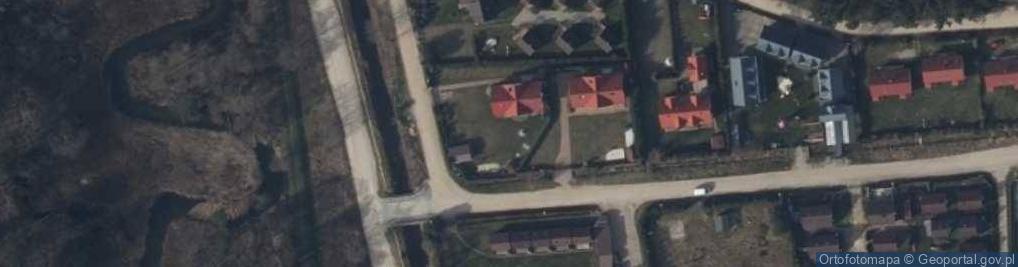 Zdjęcie satelitarne Wynajem Domków Magda