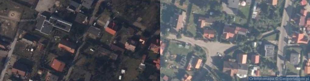 Zdjęcie satelitarne Wynajem Kwater U Przewodników