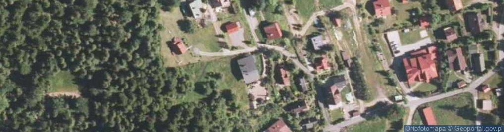 Zdjęcie satelitarne Wynajem Pokoi Gościnnych Irena