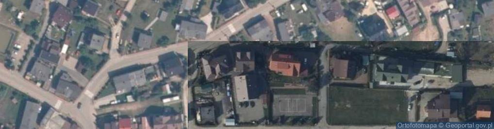 Zdjęcie satelitarne Wynajem Pokoi Justyna