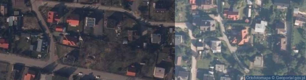 Zdjęcie satelitarne Wynajem pokoi Krystyna Siebert