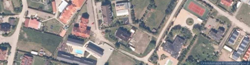Zdjęcie satelitarne Żebrowski - Rewal noclegi