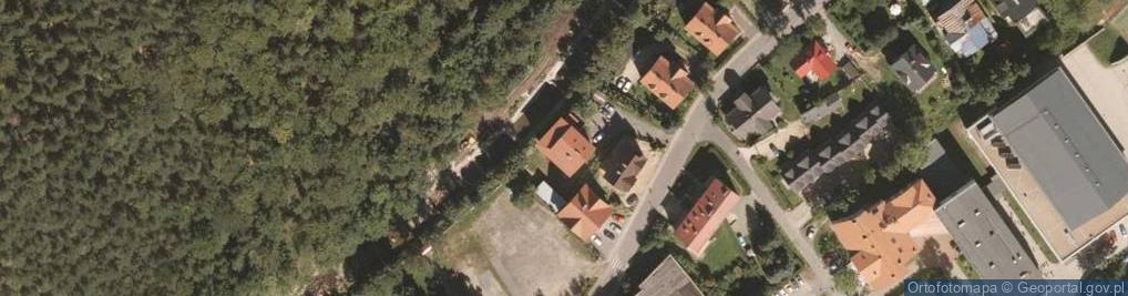 Zdjęcie satelitarne Zielnik Pokoje Gościnne