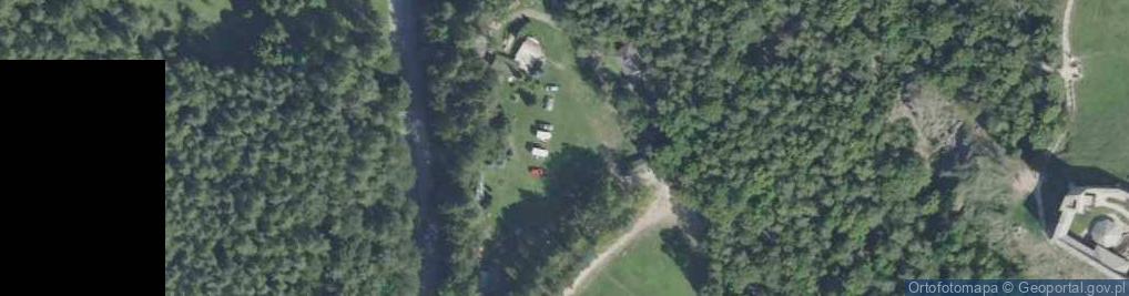 Zdjęcie satelitarne Pod zamkiem w Chęcinach
