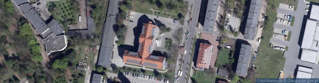 Zdjęcie satelitarne Centrum Kształcenia Inżynierów