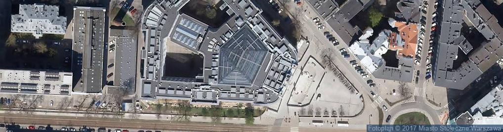 Zdjęcie satelitarne Politechnika Warszawska