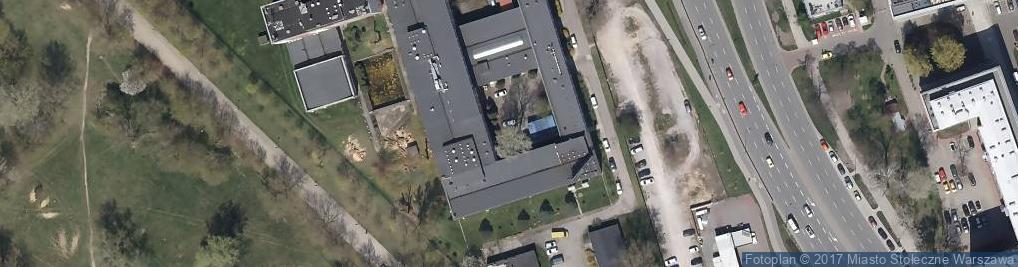 Zdjęcie satelitarne Wydział Inżynierii Chemicznej i Procesowej