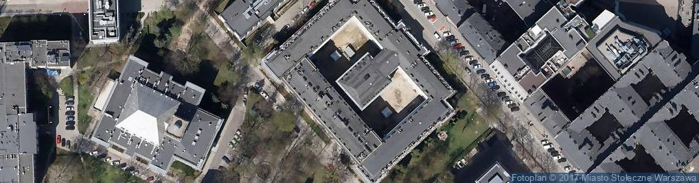 Zdjęcie satelitarne Gmach Chemii Politechniki Warszawskiej