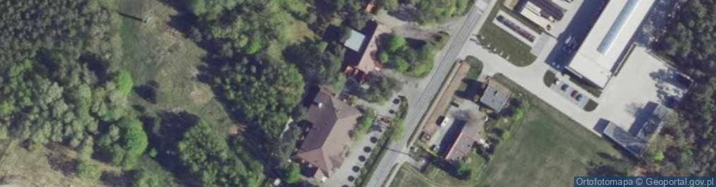 Zdjęcie satelitarne Zajazd Pod Lasem