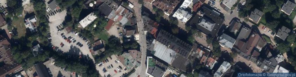 Zdjęcie satelitarne Zbójeckie Jadło