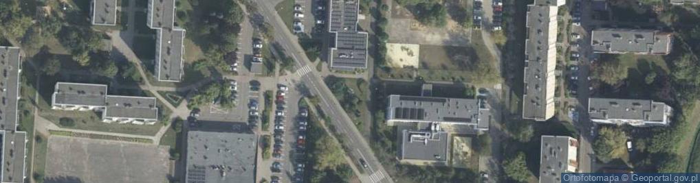 Zdjęcie satelitarne 50-lecie spółdzielni mieszkaniowej