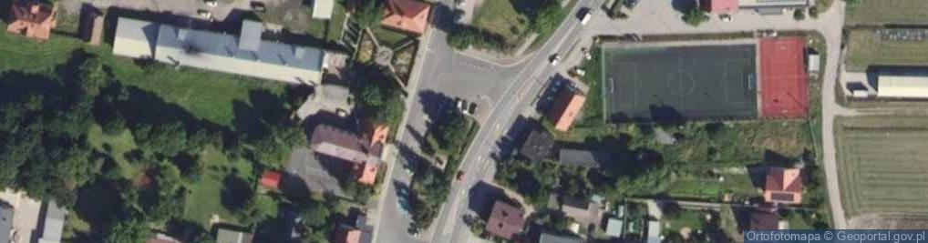 Zdjęcie satelitarne 600 Lat Przygodzic 1403-2003 - Tablica pamiątkowa