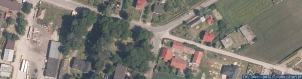 Zdjęcie satelitarne 700-lecia Łęk Szlacheckich