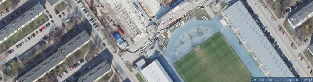 Zdjęcie satelitarne Biegaczki