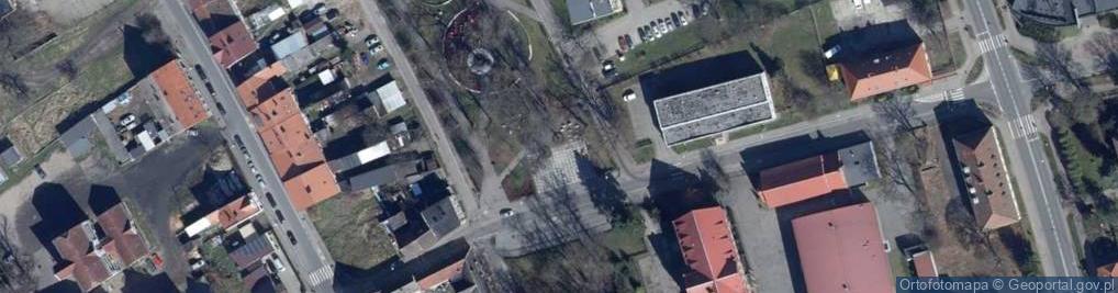 Zdjęcie satelitarne Bohaterom Armii Radzieckiej
