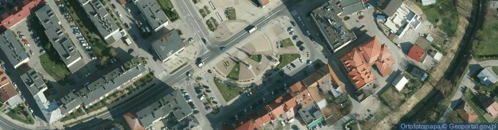 Zdjęcie satelitarne Bohaterom Walczącym o Niepodległość Ojczyzny