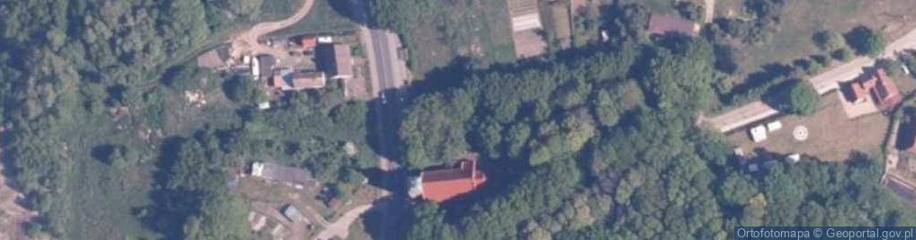 Zdjęcie satelitarne Bohaterom Wału Pomorskiego