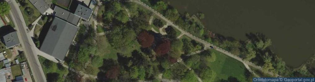 Zdjęcie satelitarne Brama Odrzańska - zabytek