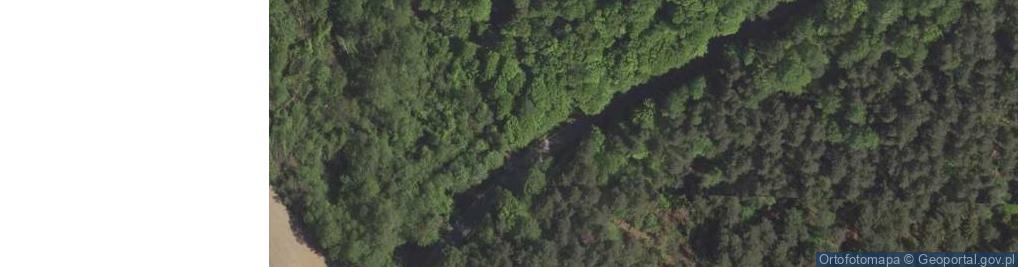 Zdjęcie satelitarne Bratnia Mogila - grób 2 zolnierzy niemieckich z okresu II wojny