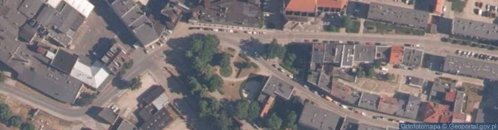 Zdjęcie satelitarne Dąb Pamięci