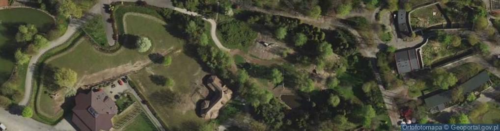 Zdjęcie satelitarne Dolina dinozaurów