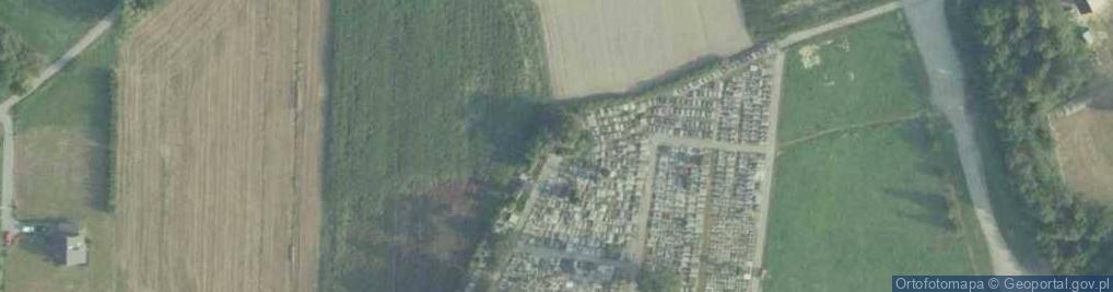 Zdjęcie satelitarne Kopiec-mogiła powstańców