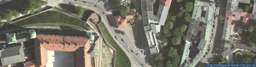 Zdjęcie satelitarne Krzyż Katyński