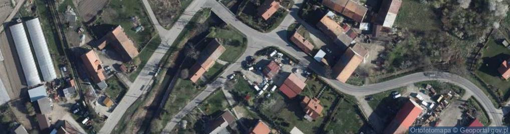 Zdjęcie satelitarne Krzyż pokutny z XV-XVI w.