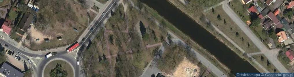 Zdjęcie satelitarne Ku czci budowniczych Kanału Augustowskiego